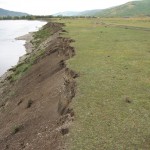 Bank erosion